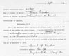 BISHER, Lewis - pension file: Document with Sarah Waits' birth date and location