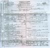Bishir, Minnie (Clair), Death Certificate